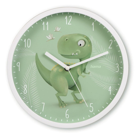 Zegar ścienny Dino dziecięcy 25cm 