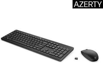 Zestaw bezprzewodowy myszy i klawiatury HP 230 - czarny