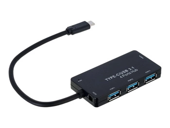 AKYGA Hub USB AK-AD-52 aktywny USB type C m / 4x USB A f ver. 3.1 20cm