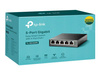 TP-LINK TL-SG105PE 5-Port Gigabit Easy Smart Switch with 4-Port PoE+ 65W PoE budget Desktop Steel Case (P)