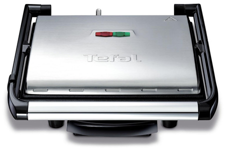 Grill Tefal GC241D38 ( stołowy-zamknięty ; 2000W ; kolor srebrny )