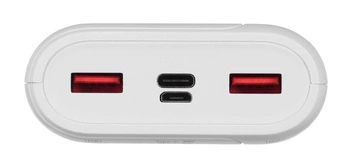 Powerbank Silicon Power QS15 20000mAh QC3.0+PD 2xUSB A, 1x mUSB + 1x USB C, biały