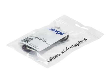 AKYGA Kabel zasilający AK-DC-03 USB A m / 3.5 x 1.35 mm m