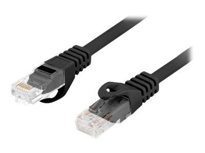 LANBERG Patchcord kat.6 UTP LSZH CU 3m czarny Fluke passed