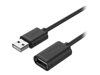UNITEK Y-C447GBK Przedłużacz USB 2.0 AM-AF 0.5m