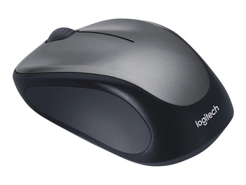 LOGITECH M235 Mouse right-handed optical wireless 2.4 GHz USB wireless receiver grey