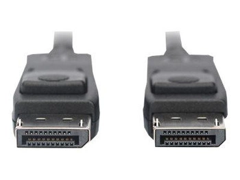 ASM AK-340106-020-S Kabel DisplayPort z zatrzaskami 8K 30Hz UHD Typ DP/DP M/M czarny 2m