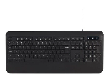 GEMBIRD KB-UML-03 Slim Rainbow backlight multimedia keyboard black US layout