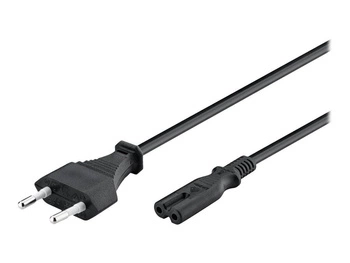 MANHATTAN Kabel Zasilający Audio Ósemka Euro na C7 3m Czarny