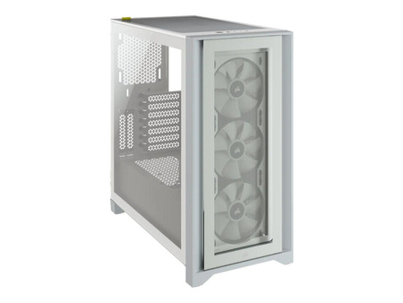 CORSAIR iCUE 4000X RGB Tempered Glass Mid-Tower White case