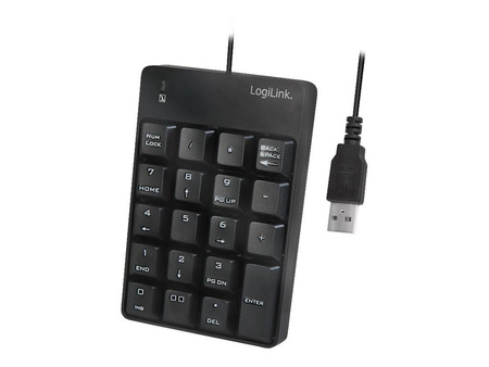 LOGILINK ID0184 LOGILINK - Klawiatura numeryczna USB, 19 klawiszy