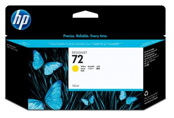 HP 72 YELLOW INK CARTRIDGE/130 ML WITH VIVERA INK