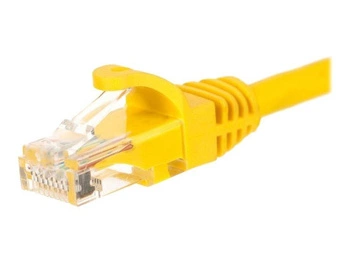 NETRACK BZPAT16Y Netrack patchcord RJ45, osłonka zalewana, kat. 6 UTP, 1m żółty