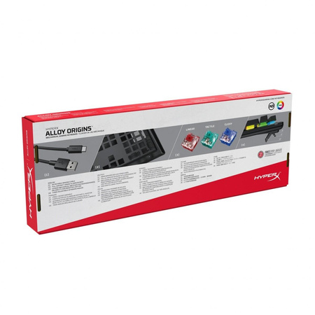 HyperX Alloy Origins Red HX-KB6RDX-US