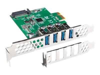 LANBERG extension card PCI Express > 4 x USB 3.1 GEN1 + low profile bracket