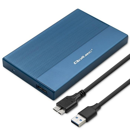 Obudowa | Kieszeń na dysk SSD HDD 2.5" | SATA | USB 3.0 | Super  speed 5Gb/s | 2TB | Niebieskia