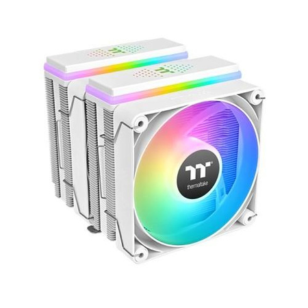 Chłodzenie procesora ASTRIA 600 ARGB Lighting (TDP 265W, 2x120mm) White 