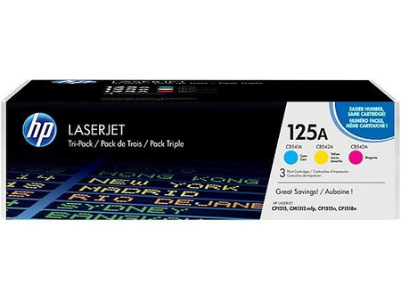 TONER CARTRIDGE 125A C/Y/M/TRIPLE PACK
