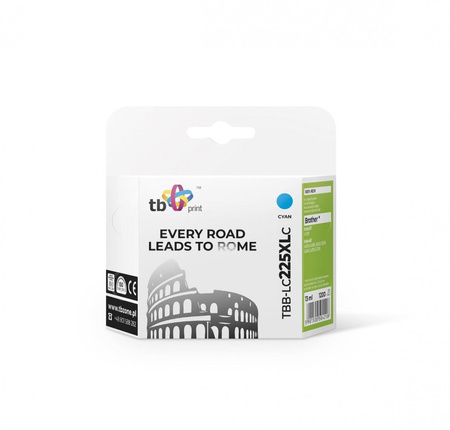 Tusz do Brother LC225XL TBB-LC225XLC CY