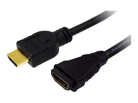 LOGILINK CH0056 LOGILINK - Kabel HDMI 1.4, HDMI male / female Gold 2m