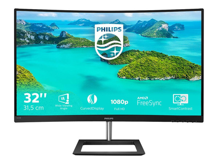 PHILIPS 322E1C/00 Monitor Philips 322E1C/00 31,5 FullHD, MVA, D-Sub/HDMI/DP, głośniki