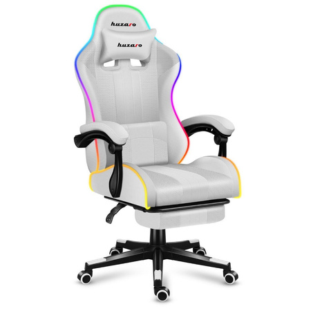 Fotel gamingowy Huzaro FORCE 4.7 RGB White Mesh