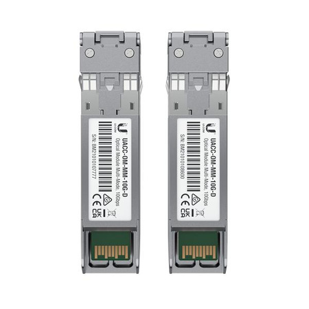 Wkładka SFP+ Ubiquiti 10 Gbps Multi-Mode Optical Module 2-pack