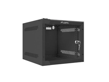 LANBERG WF10-2304-10B Lanberg Szafa Instalacyjna Rack Wisząca 10 4U 280X310 Czarna