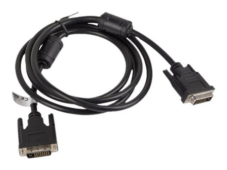 LANBERG CA-DVID-10CC-0018-BK Lanberg kabel DVI-D(M)(24+1)->DVI-D(M)(24+1) 1.8m