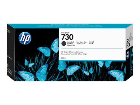 HP 730 300-ML/MATTE BLACK INK CRTG