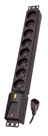Listwa zasilająca Lestar LZRM  810  BW  G-A K.:CZ  1,5M IEC320