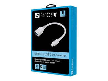 SANDBERG 136-05 Sandberg Konwerter USB-C - USB 3.0