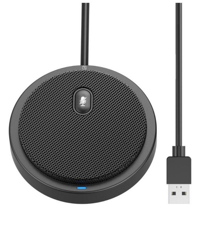 Mikrofon konferencyjny dookólny USB 2.0 z wyciszeniem 