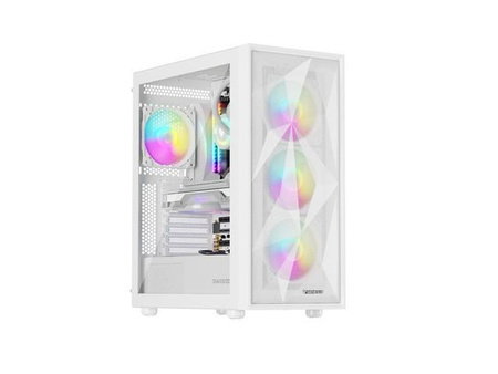 Obudowa Genesis Diaxid 605 ARGB MIDI TOWER USB-C Biała 