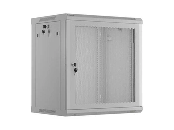LANBERG Szafa wisząca rack 19inch 12U 600x450 drzwi perforowane czarna flat pack