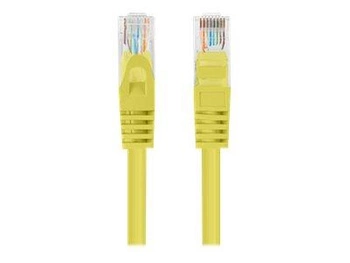 LANBERG Patchcord Cat.6 UTP 1m yellow 10-pack
