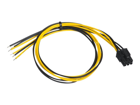 AKYGA Przewód serwisowy ATX AK-SC-19 PCI-E 6 pin m 45 cm