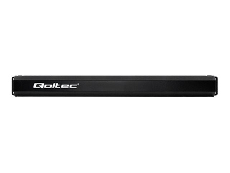 QOLTEC 54476 Cable organizer RACK 19inch 1U