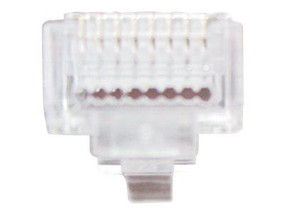 GEMBIRD LC-PTU-01/10 Gembird wtyk sieciowy RJ45 (10 sztuk) przelotowy UTP,8P8C,do drutów i linek