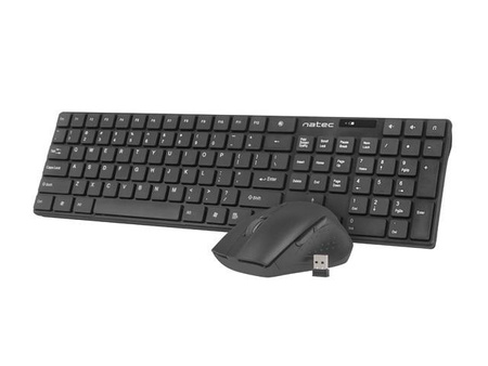 Zestaw 2 w 1 klawiatura + mysz Stingray US optyczna bezprzewodowa 