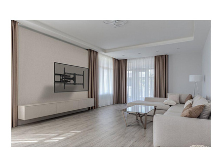 NEOMOUNTS WL40-550BL18 Wallmount Full motion 3 pivots 43-75inch Max 45kg VESA max 800x400 Distance to wall 5.5-71cm Black