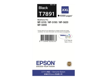 EPSON C13T789140 Tusz Epson T7891 black 65 ml WF-5110DW/WF-5190DW/WF-5620DWF/WF-5690DWF
