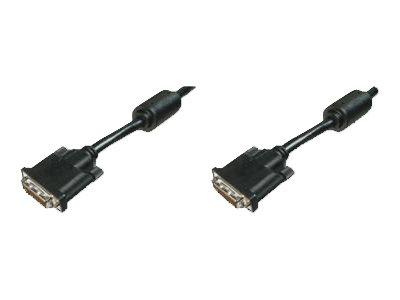 ASM AK-320101-100-S ASSMANN Kabel połączeniowy DVI-D DualLink Typ DVI-D (24+1)/DVI-D (24+1) M/M 10m