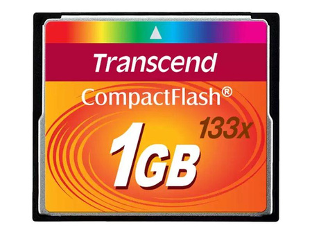 TRANSCEND TS1GCF133 Transcend Compact Flash 1GB High Speed 133x