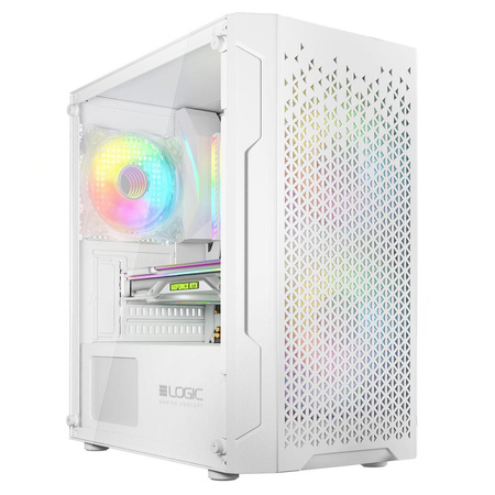 Obudowa LOGIC ARAMIS ARGB mATX/mITX Mini USB 3.0 Biała