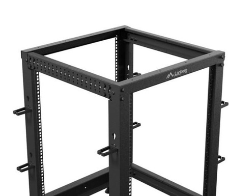 LANBERG Open rack 19 cali 15U 600x600-1100 regulowany czarny