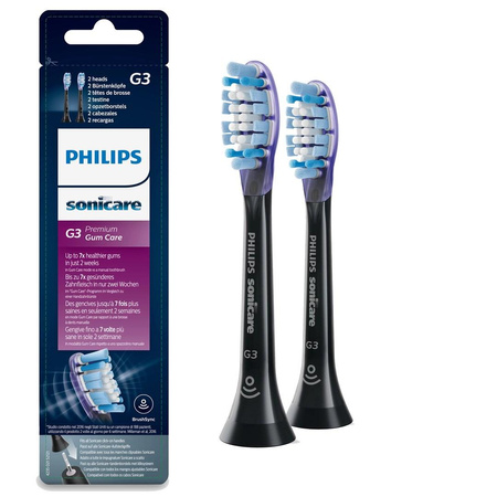 Końcówka do szczoteczki elektrycznej Philips G3 Premium Gum HX9052/33 (2 końcówki)