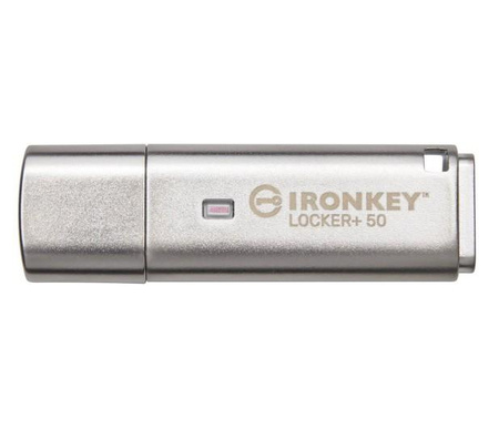64GB USB 3.2 IRONKEY LOCKER+ 50/AES USB W/256BIT ENCRYPTION