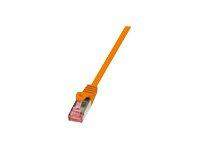 LOGILINK CQ2038S LOGILINK Patchcord Cat.6 S/FTP PIMF PrimeLine 1m, pomarańczowy