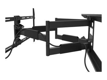 NEOMOUNTS WL40-550BL18 Wallmount Full motion 3 pivots 43-75inch Max 45kg VESA max 800x400 Distance to wall 5.5-71cm Black